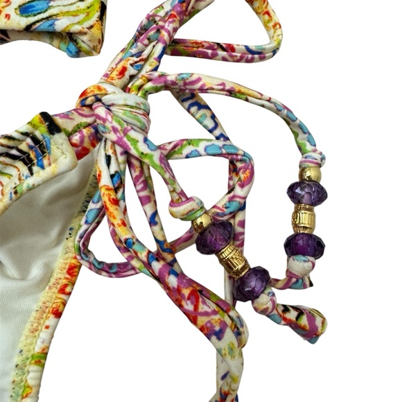 Romance Ruffle Bandeau Top and Bottom Bikini Set by PILYQ - Picture 4 of 12